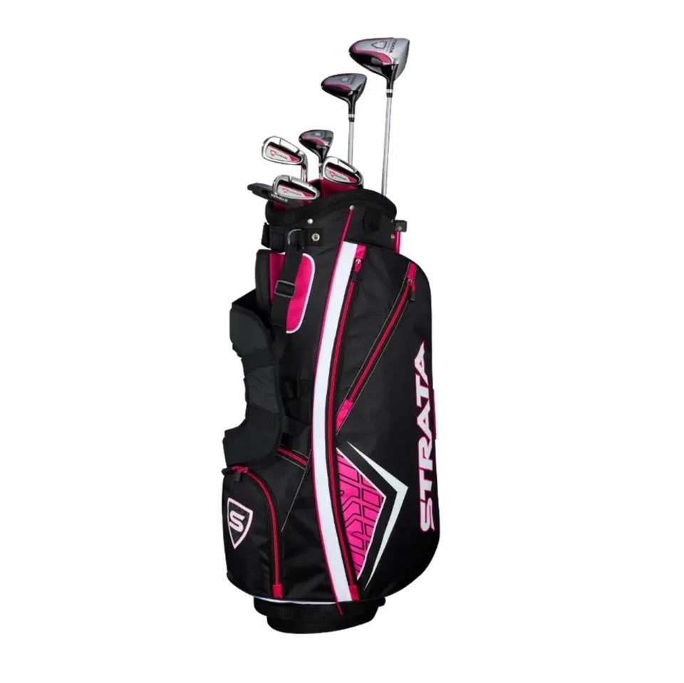 New Strata Golf Ladies 11 Piece Complete Set With Bag - Left Handed - Regular LH - Image 1 of 1