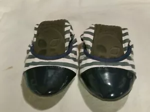 Butterfly Twists Ballet Flat Sz EU 36/US 5.5/UK 3.5 Olivia Navy & White stripes - Picture 1 of 7