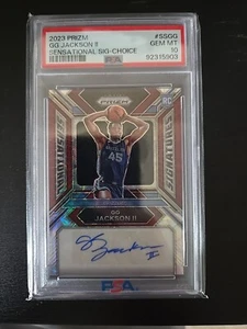 2023 Prizm GG Jackson II Sensational Signatures Red /88 PSA 10 Rookie Auto - Picture 1 of 3