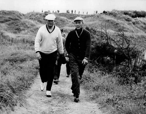 Arnold Palmer & Jack Nicklaus 1965 British Open Birkdale Print 11 x 14 - Bild 1 von 3