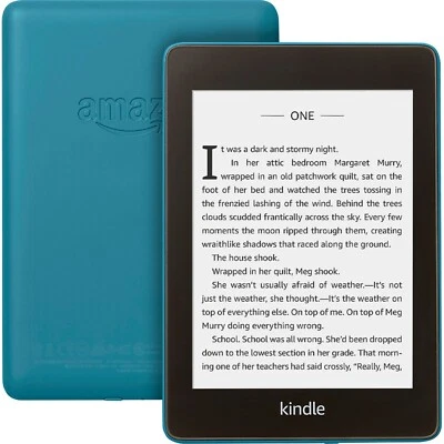 Amazon Kindle Paperwhite (10th Gen) - 6" eBook Reade- 8GB WiFi - Twilight Blue - Image 1 of 4