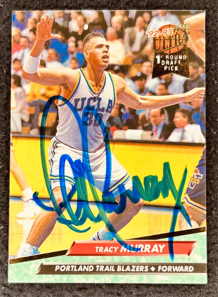Tracy Murray autographed signed autograph auto UCLA 1992-93 Ultra Rookie Card RC - Image 1 of 1