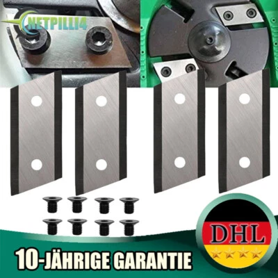 4X Häcksler Schredder Klinge Gartenhäcksler mit M6 Schraube Ersatzmesser Zubehör - Bild 1 von 4