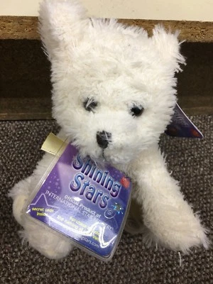 Russ Berrie Shining Stars Cream Bear Brand New With Sealed Code.*SMOKE FREE HOME - Image 1 of 4