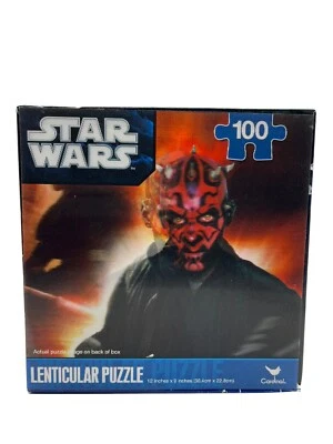 Star Wars Lenticular Jigsaw Puzzle Darth Maul 100 Pieces 12 X 9 - Image 1 of 4