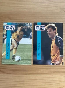 Oxford United Pro Set 1990/91 Cards - Stein Evans #282 #281 - Picture 1 of 2