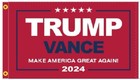 3X5 TRUMP VANCE 2024 MAGA MAKE AMERICA GREAT AGAIN! RED FLAG BANNER GROMMETS R1
