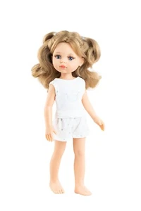 Paola Reina 13230 Amigas Schlafanzug CARLA Puppe 32 cm./12,5 Zoll mit Vanilleduft - Bild 1 von 3