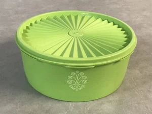 Contenitore e coperchio mela vintage 8" verde lime 1204-7 - NUOVO DI ZECCA! - Foto 1 di 5