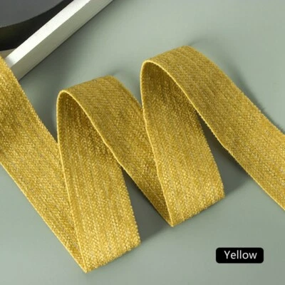 Cinta de terciopelo a rayas japonesas ribete correas de terciopelo artesanía floral 1,5"X10Yd Foto 1 de 4