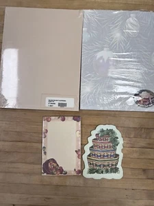 Lotto di 4, 1 carta, 1 ricevuta di vendita, 1 blocco note 1 montagne russe NUOVO - Foto 1 di 9