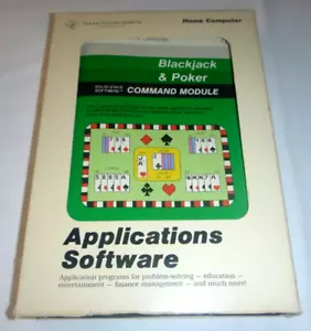 Texas Instruments TI-99/4A Home Computer Blackjack & Poker Command Module - Picture 1 of 4