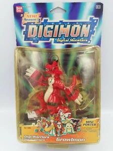 Digimon Digital Monsters Season 3 Digi Warriors Growlmon 5'' Bandai Unused - Picture 1 of 8