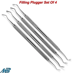 Dental Amalgam Plugger Double Ended Composite Plastic Filling Instruments Set CE - Picture 1 of 5