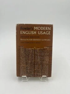 Fowler's Modern English Usage Second Eition - Bild 1 von 4