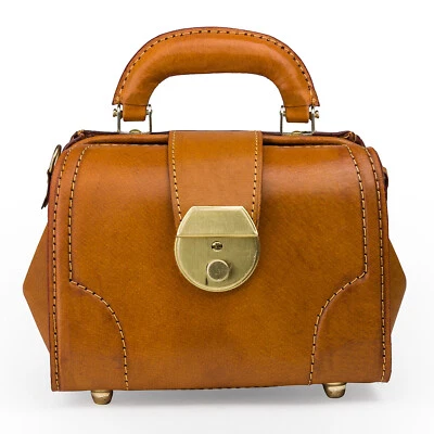 Sac à main de voyage 7" neuf Le Sabbi en cuir véritable pour médecins - 40515 - Photo 1/3
