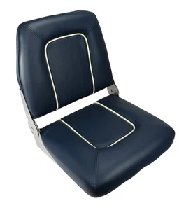 Klappstuhl Coach blau Bootssitz klappbar Steuerstuhl Bootsstuhl Anglersitz Navy - Bild 1 von 5