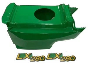 New Lower Hood & Set of 2 Decals Replaces AM132688 M149591 Fits John Deere LX280 - Picture 1 of 7