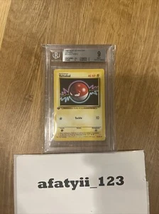 BGS 9 MINT Voltorb GERMAN Base Set 1st Edition Pokemon WOTC 1999 - Picture 1 of 2