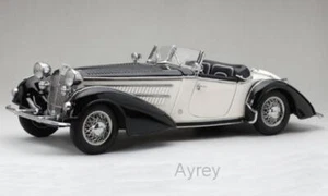 SunStar Horch 855 Roadster Black/White 1939 1/18 H2405 - Picture 1 of 1