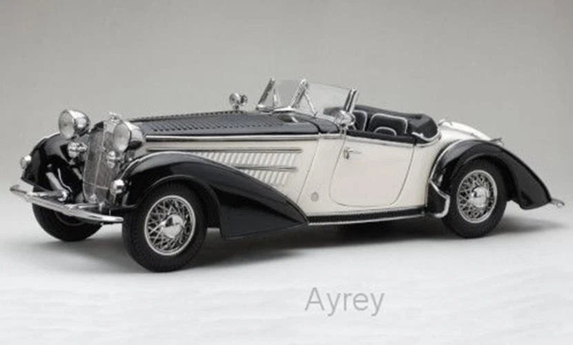 SunStar Horch 855 Roadster Black/White 1939 1/18 H2405 - Image 1 of 1
