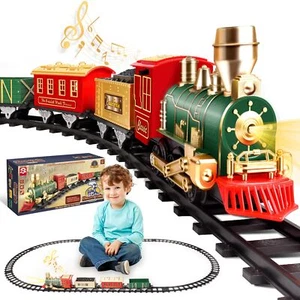 Elektrischer Zug Set Eisenbahn Schienen Spielzeug mit mit Licht und Sound Kinder - Bild 1 von 13