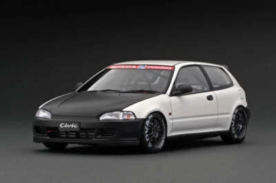 1:18 Honda Civic (EG6) -- White/Black -- Ignition Model IG3042 - Image 1 of 2