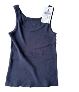 NWT St. George Brandy Melville Navy Rubbed Tank - Picture 1 of 2