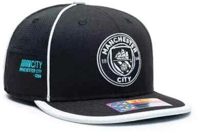 Manchester City "Locale" Premium Flat Brim Snapback Hat Fan Ink Official License - Picture 1 of 5