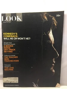 Look August 10, 1971 Kennedy’s Comeback: Will He Or Won’t He? Off-track Betting - Picture 1 of 1