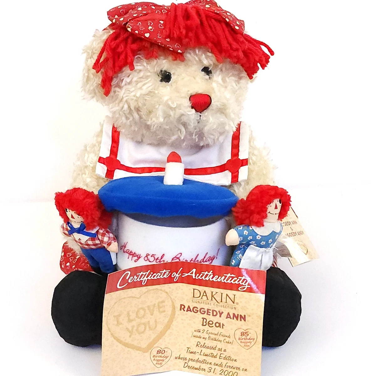 DAKIN製RAGGEDY ANN スペシャル6ドールコレクターズセット 貴重！ DAKIN製RAGGEDY ANN スペシャル6ドールコレクターズセット 貴重！