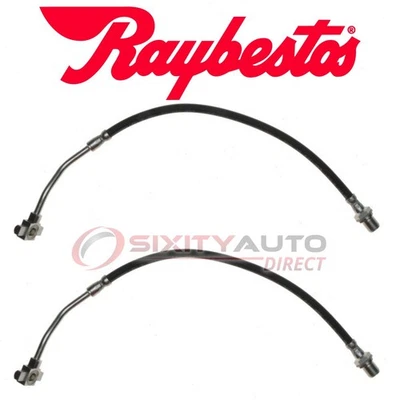 2 pc Raybestos Front Brake Hydraulic Hose for 1979-1980 GMC K1500 Suburban - zq Foto 1 de 4