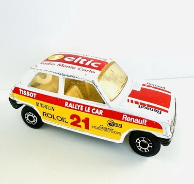 Matchbox Renault 5TL 1985 Blanco Seltic Rallye Monte Carlo Rally Race Event No.21 Foto 1 de 4
