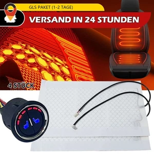 Autositz Heizungsset für 2 Sitze 12V Kohlefaser Heizkissen 3 Stufen Dual-Control - Bild 1 von 12