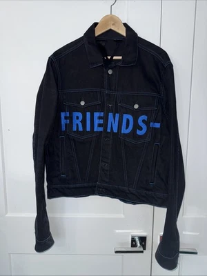 VLONE Friends Chaqueta Denim Negra/Azul Hombre Talla Grande Foto 1 de 4