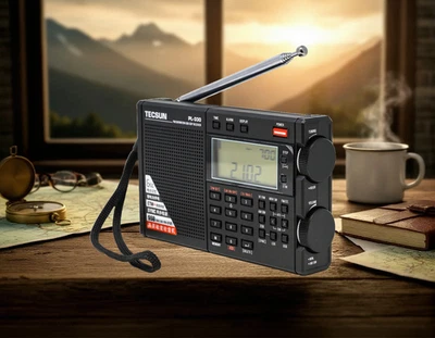 Used Tecsun PL330 AM FM Shortwave DSP Radio with Single Side Band Receiver - Image 1 of 4