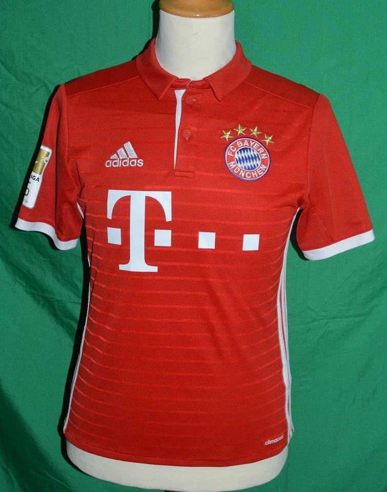Trikot vom FC Bayern München, Saison 2016/2017, adidas, Größe 164,#9 LEWANDOWSKI - Bild 1 von 1