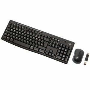 Logitech MK270 Kabelloses Tastatur- und Mausset - 2.4 GHz, Schwarz - Afbeelding 1 van 3