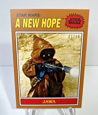 2023 Star Wars Jawa #70 Card Bronze Variation 1/10 Throwback Thursday - Image 1 of 4
