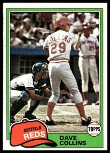 1981 Topps #175 Dave Collins Cincinnati Reds - Picture 1 of 2