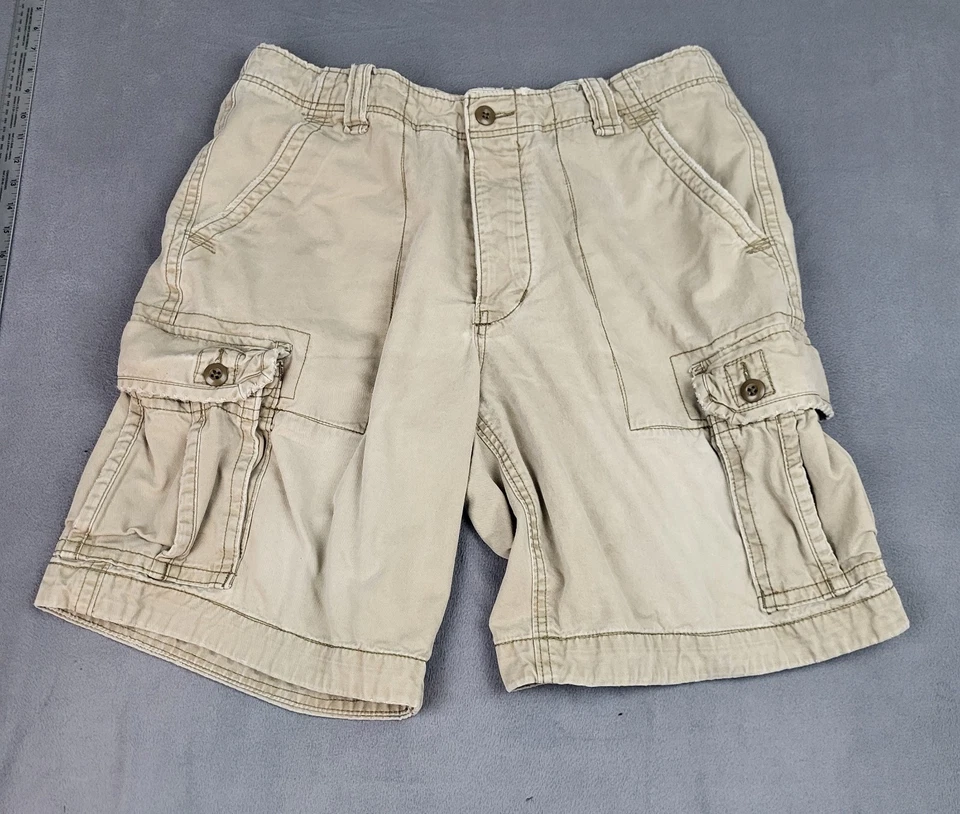 Hollister Cargo Short Mens 36 Brown Heavyweight Rugged Outdoor Hiking Camping - Image 1 of 4