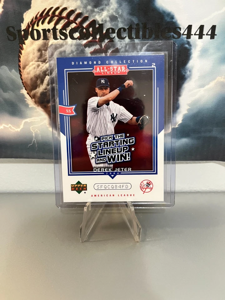 Derek Jeter 2004 UD Diamond All-Star Promo AS-DJ Insert New York Yankees - Image 1 of 1
