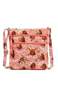 Vera Bradley x Disney Moana Triple Zip Hipster Cotton bag in Moana Adventure NWT - Picture 1 of 7