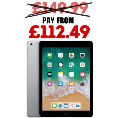 Apple iPad 5th Generation 2017 9.7" Wifi + 4G 128GB - Space Gray - EXCELLENT A++ - Image 1 of 4