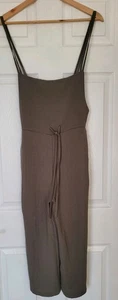 Gorgeous Nutmeg Pre Loved Dungarees Size 8 Great Condition Olive Green - Picture 1 of 4