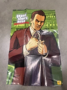 GTA Grand Theft Auto Liberty City Stories Double Sided Map only Original No game - Picture 1 of 2