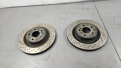 2009 Mercedes AMG C 63 Rear Brake Rotors #72909 X5 - Image 1 of 4