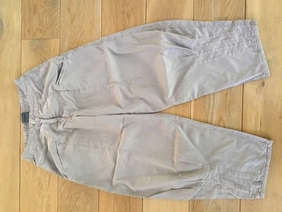 Oska leichte luftige Sommerhose 7/8 cropped Größe 0 bzw. 36 S beige Dehnbund - Bild 1 von 4