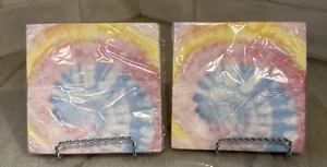2 - Tie Dye Party Paper Beverage Napkins 16 Pack Tableware Decorations Supplies - Picture 1 of 3