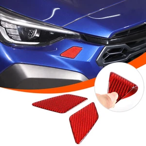 Pegatina de ajuste de faros rojos de fibra de carbono para Subaru Crosstrek 2024+ - Imagen 1 de 18